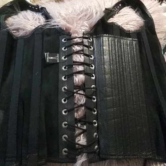 Stormy Weather "Lombard" Leather Corset (M) - Picture 4 of 4